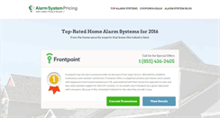 Desktop Screenshot of alarmsystempricing.com